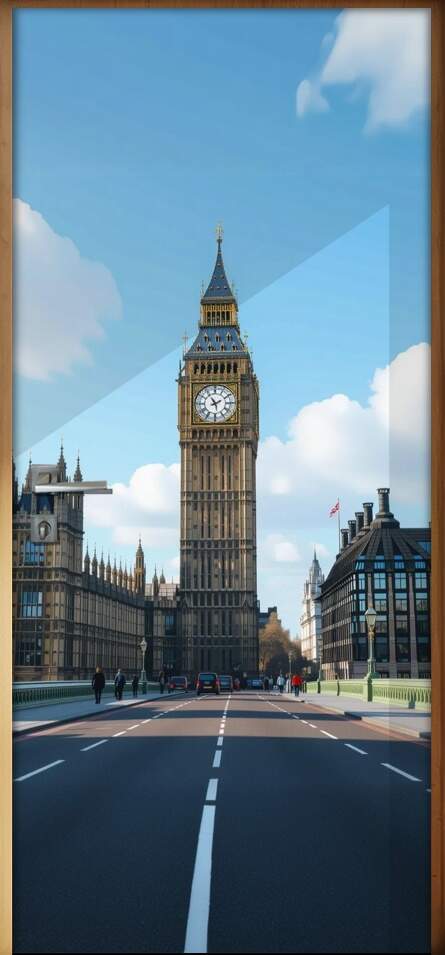 Adesivo de Porta Big Ben (Londres, Inglaterra)