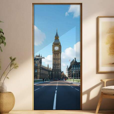 Adesivo de Porta Big Ben (Londres, Inglaterra)