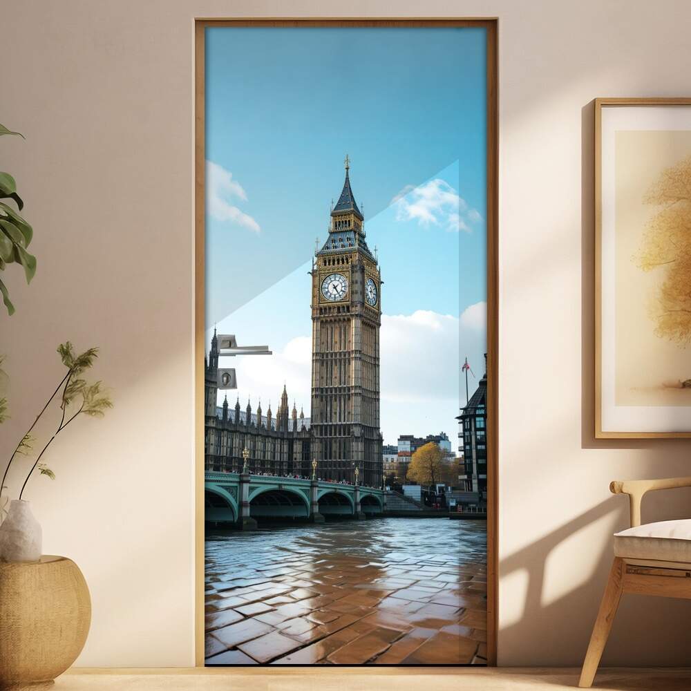 Adesivo de Porta Big Ben (Londres, Inglaterra)