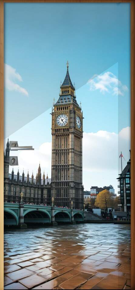 Adesivo de Porta Big Ben (Londres, Inglaterra)