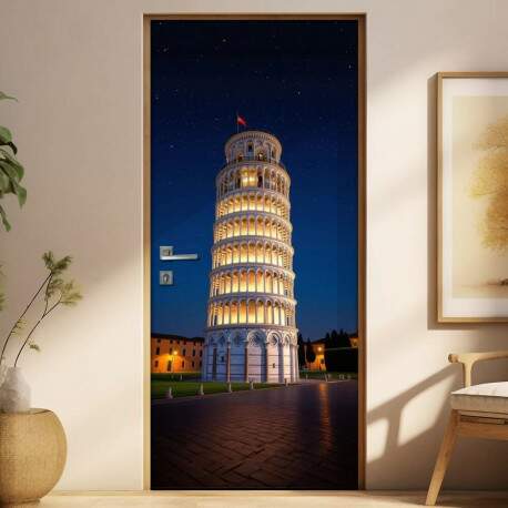 Adesivo de Porta Torre de Pisa (Itlia)