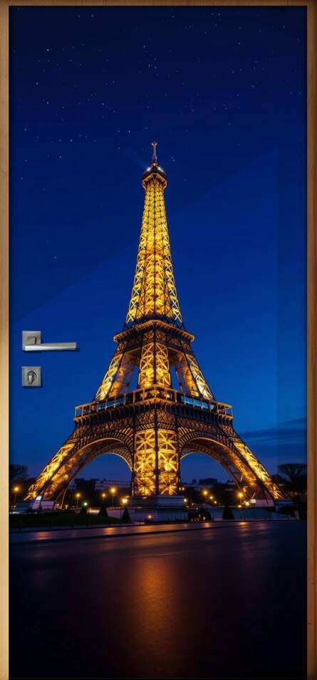 Adesivo de Porta Torre Eiffel