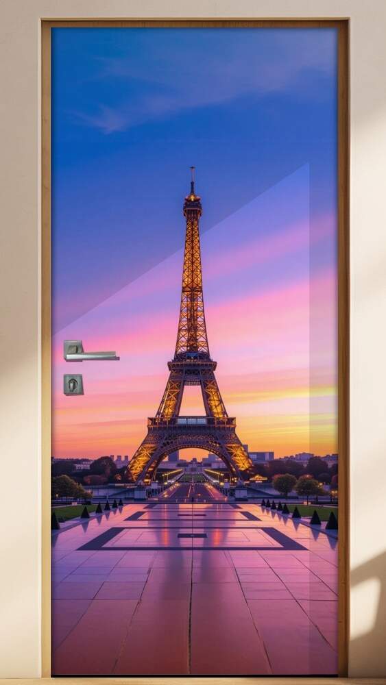 Adesivo de Porta Torre Eiffel