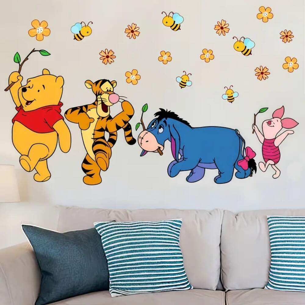 Adesivo de Parede Ursinho Poo e Amigos