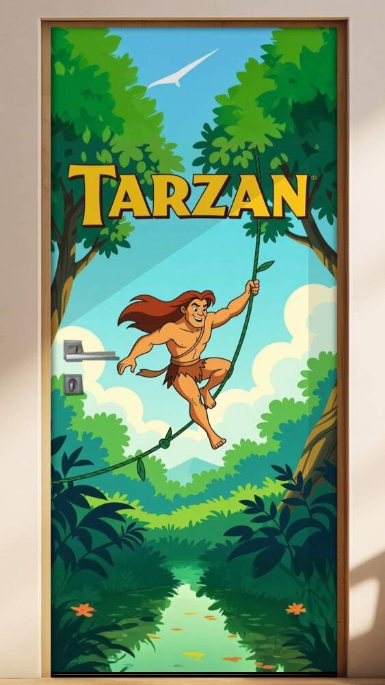 Adesivo de Porta Tarzan
