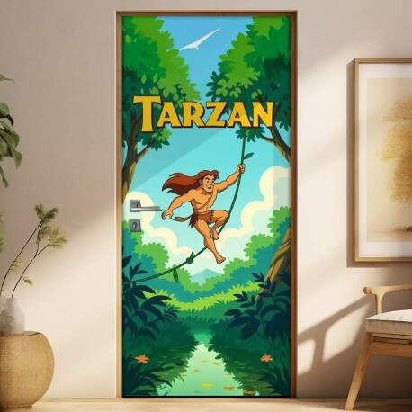 Adesivo de Porta Tarzan