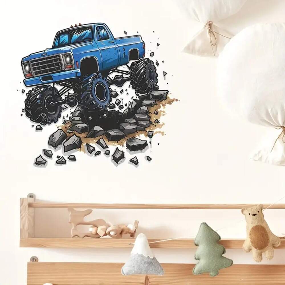 Adesivo de Parede Aventura Caminho Monstro