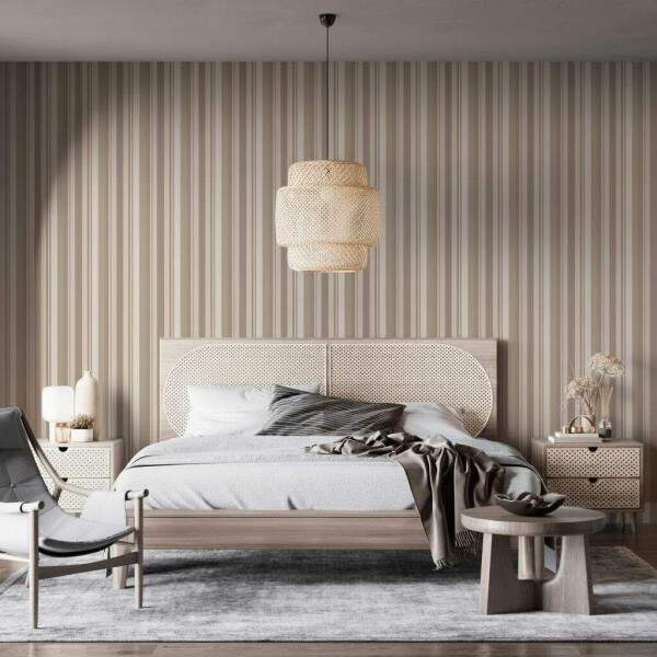 Papel de Parede Listras Beges