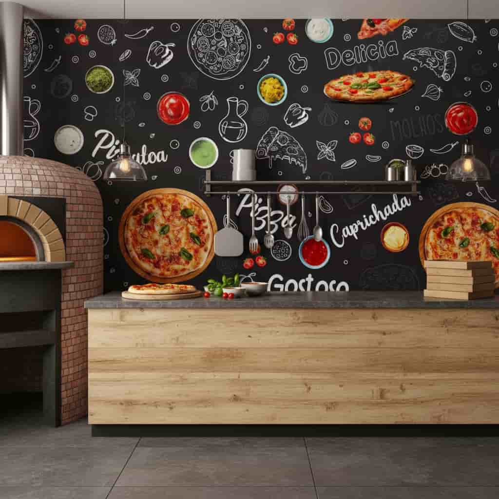 Papel de Parede Pizzaria