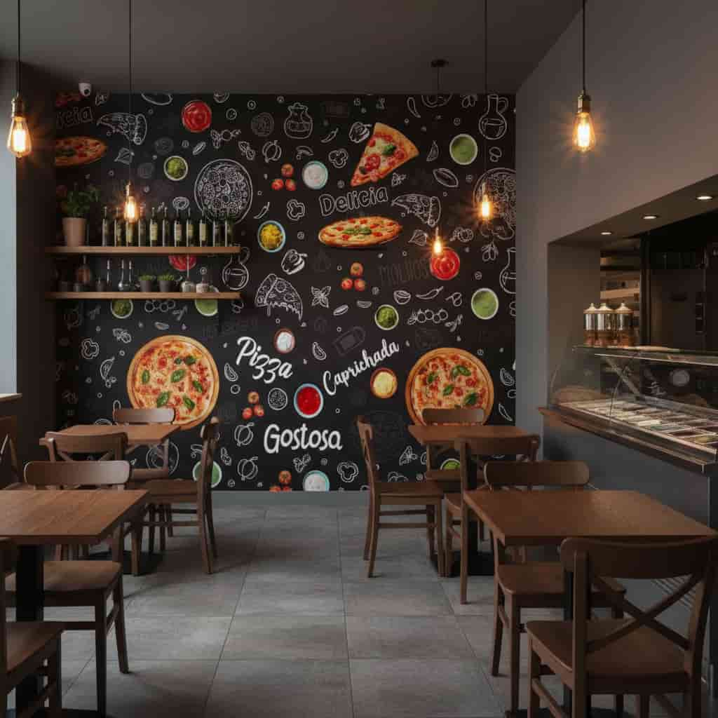 Papel de Parede Pizzaria