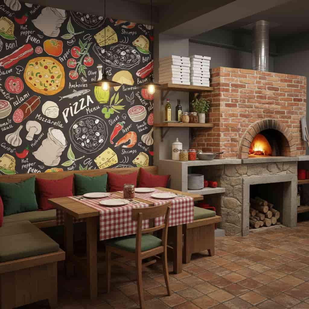 Papel de Parede Pizzaria