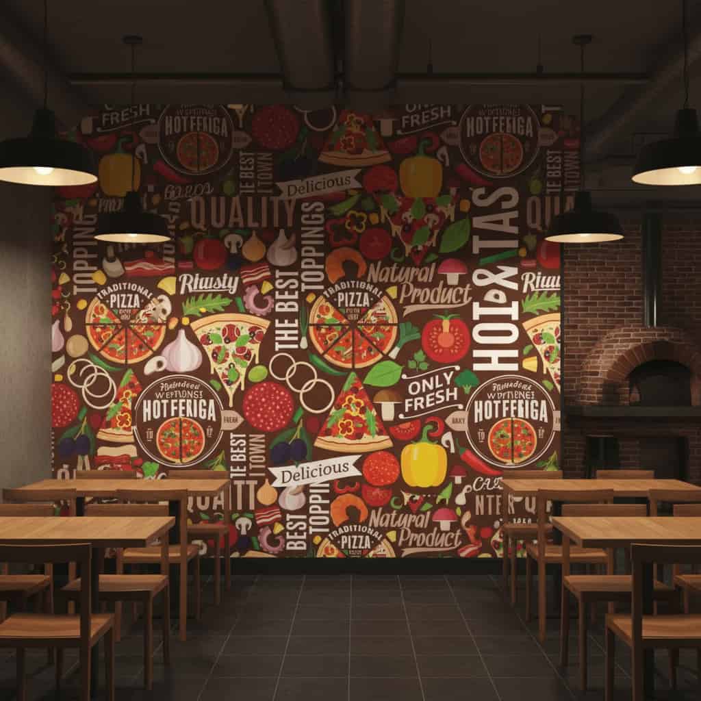 Papel de Parede Pizzaria
