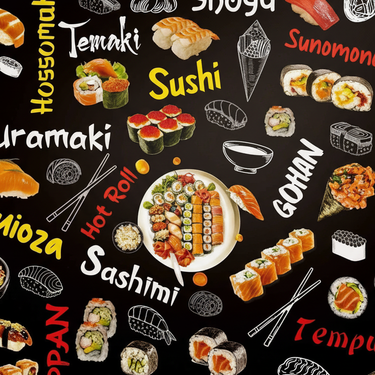 Papel de Parede Comida Japoneza