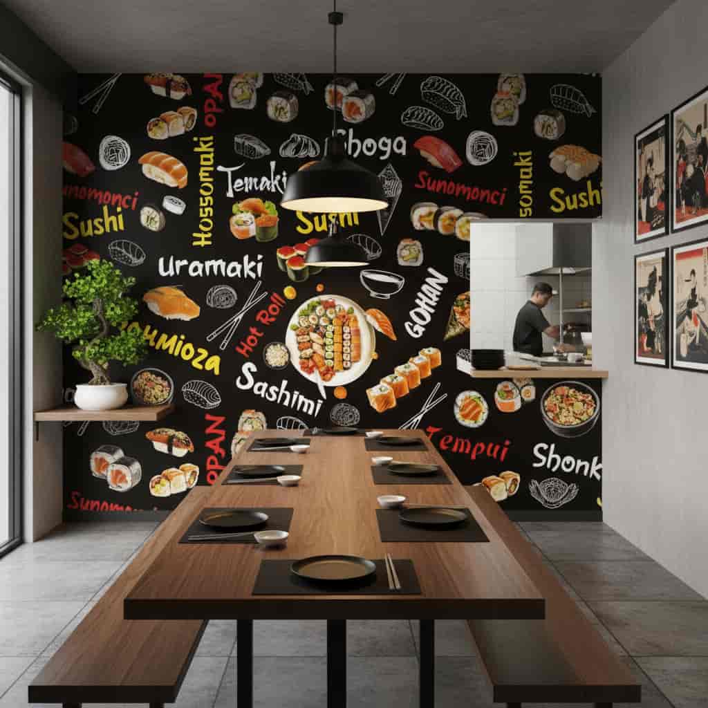 Papel de Parede Comida Japoneza