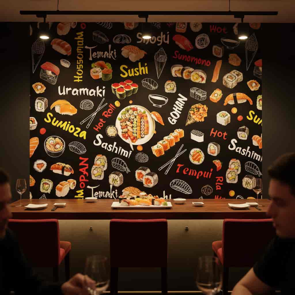 Papel de Parede Comida Japoneza