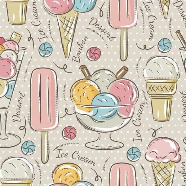 Papel de Parede Sorveteria