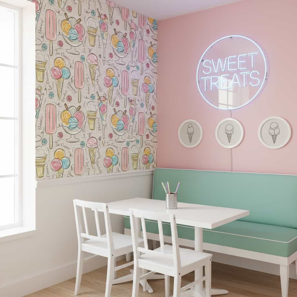Papel de Parede Sorveteria