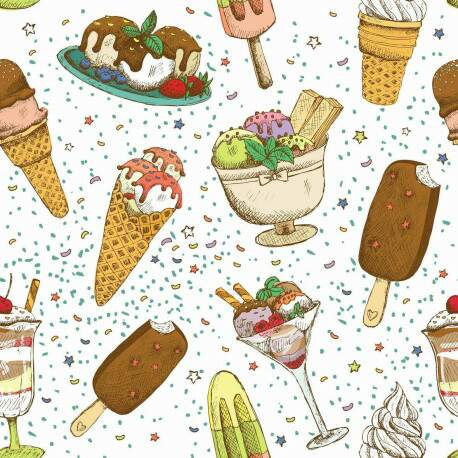 Papel de Parede Sorveteria
