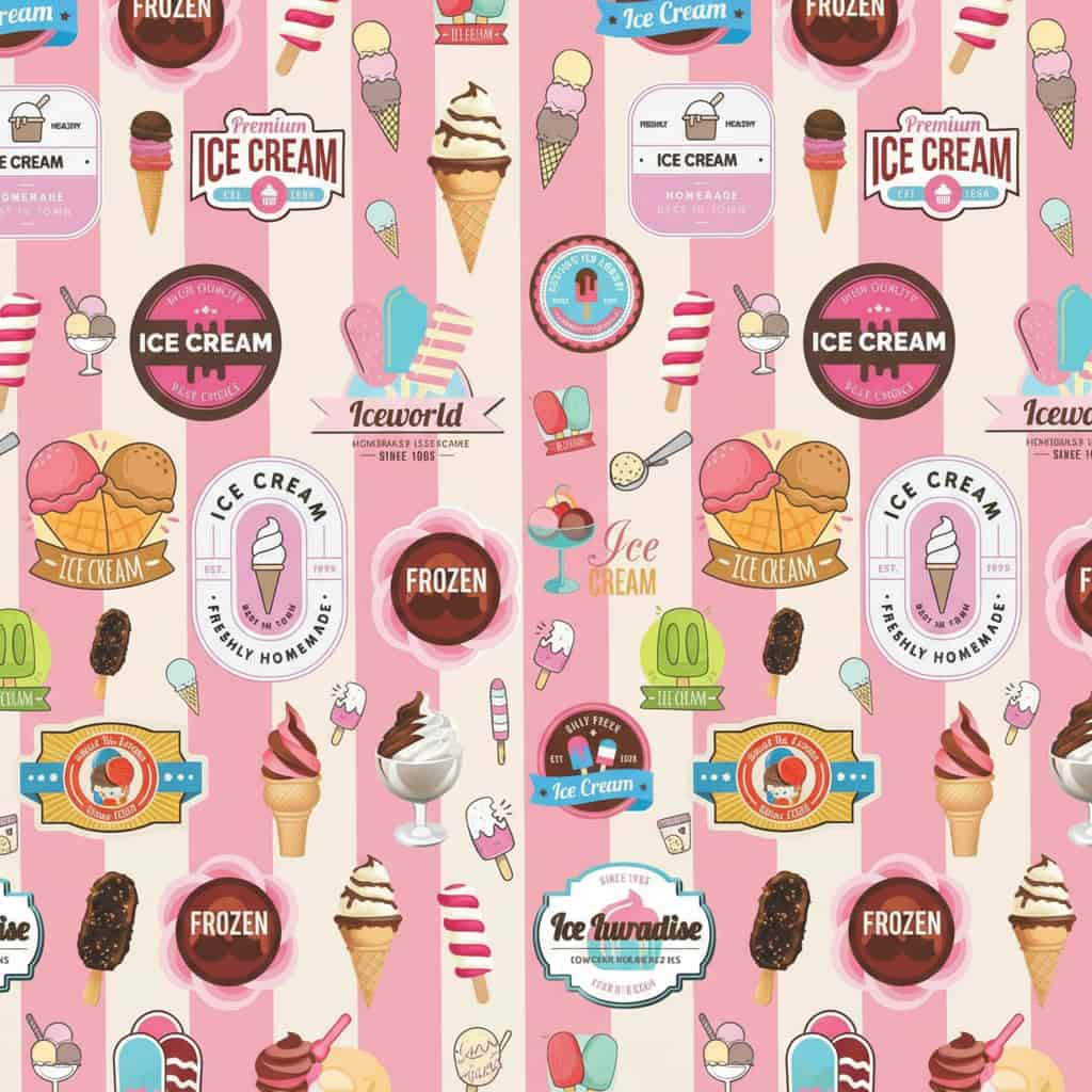 Papel de Parede Sorveteria