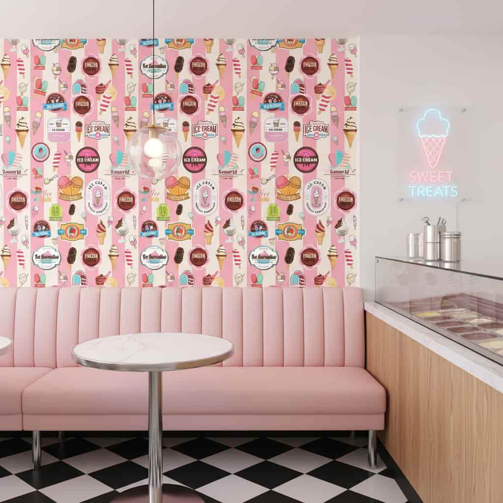 Papel de Parede Sorveteria