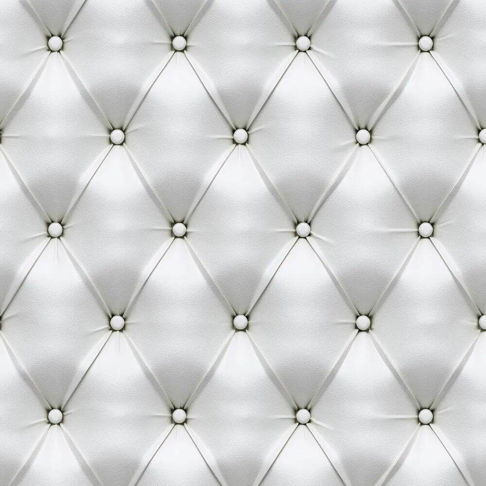 Papel de Parede Couro Branco
