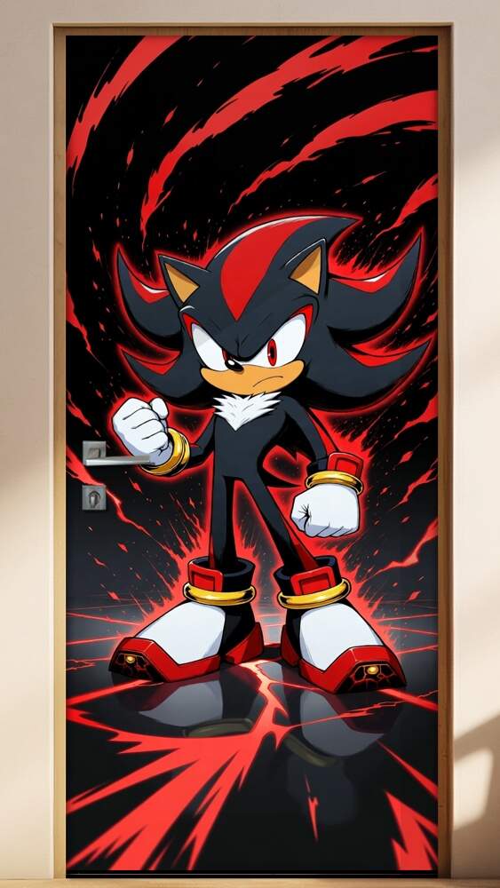 Adesivo de Porta Shadow (Sonic)