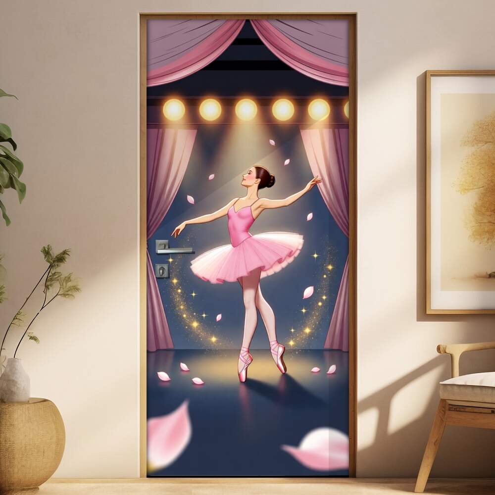 Adesivo de Porta Bailarina