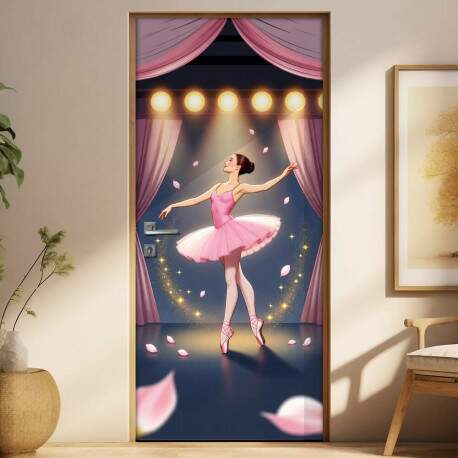 Adesivo de Porta Bailarina