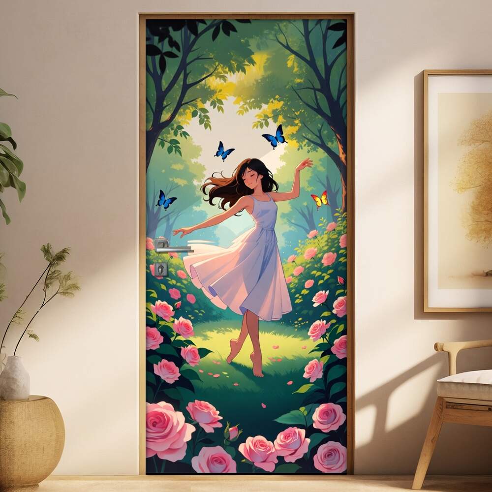 Adesivo de Porta Bailarina