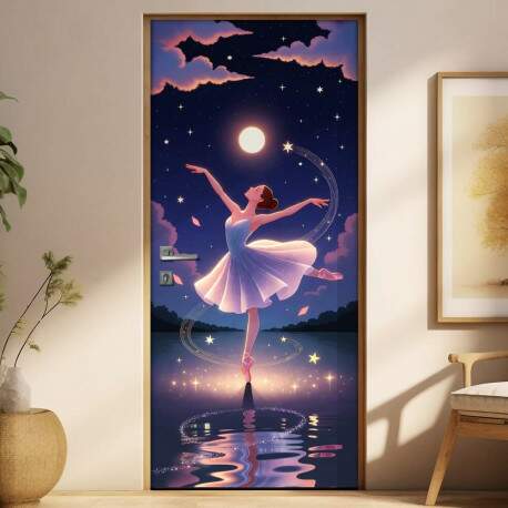 Adesivo de Porta Bailarina