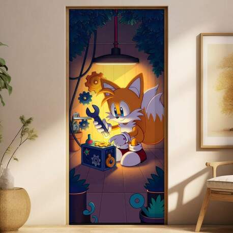 Adesivo de Porta Tails