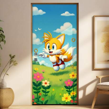 Adesivo de Porta Tails