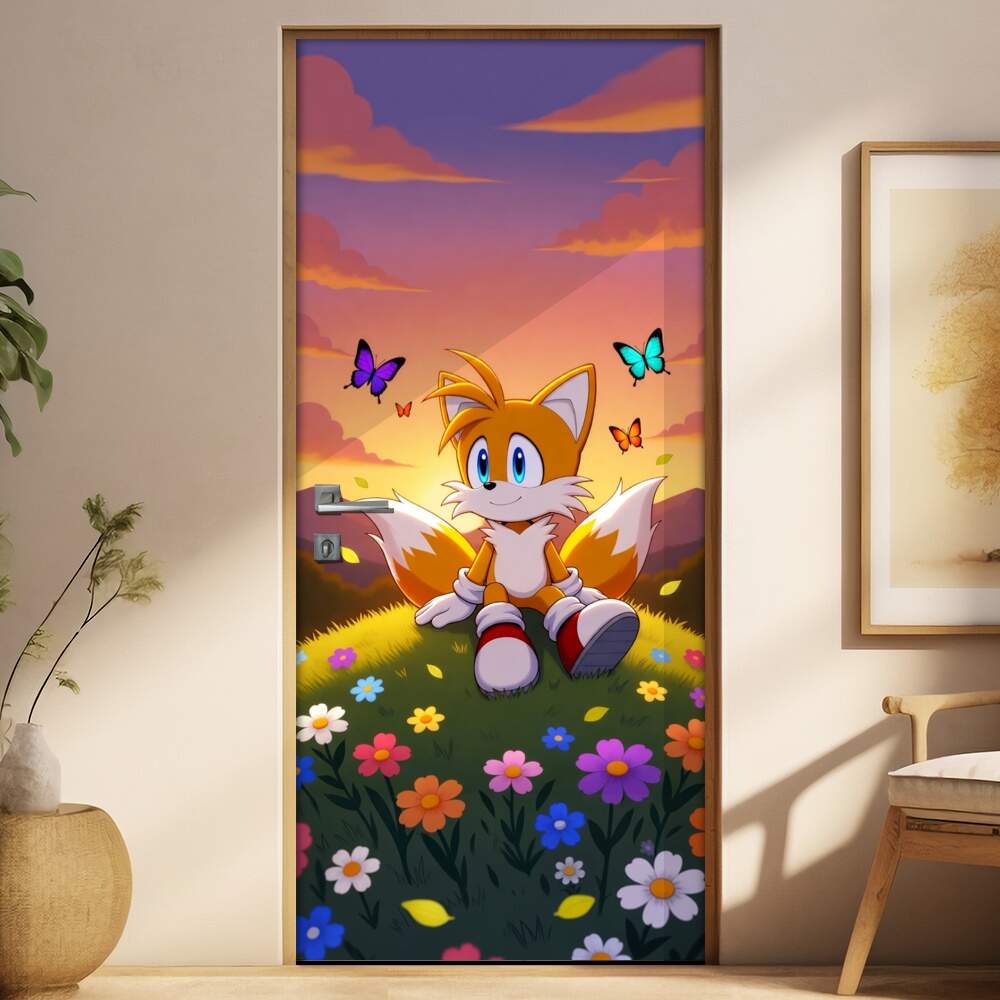 Adesivo de Porta Tails