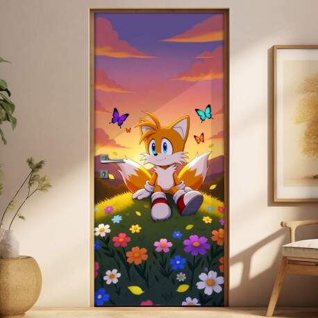 Adesivo de Porta Tails