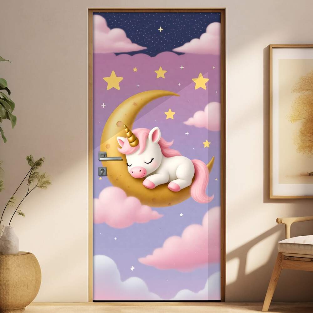 Adesivo de Porta Unicornio