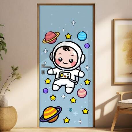 Adesivo de Porta Baby Astronauta