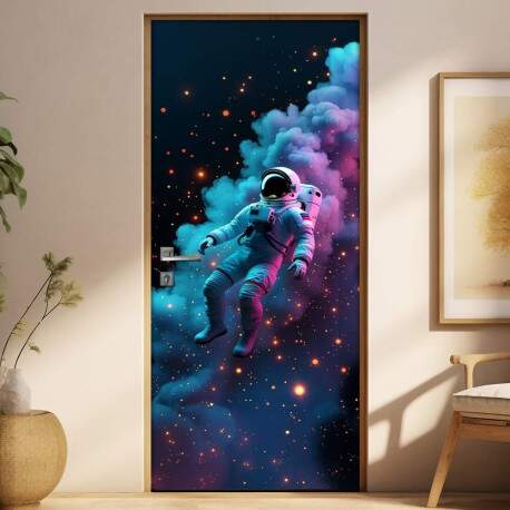 Adesivo de Porta Astronauta