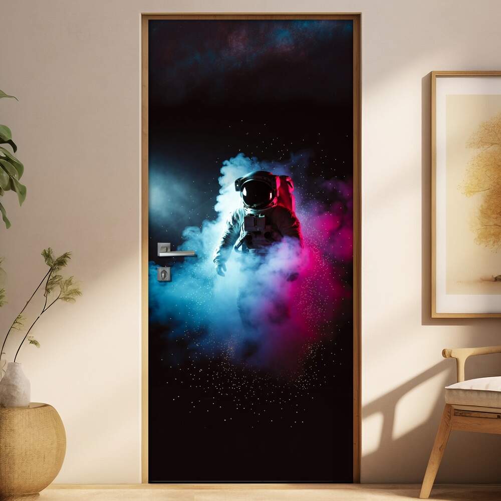 Adesivo de Porta Astronauta
