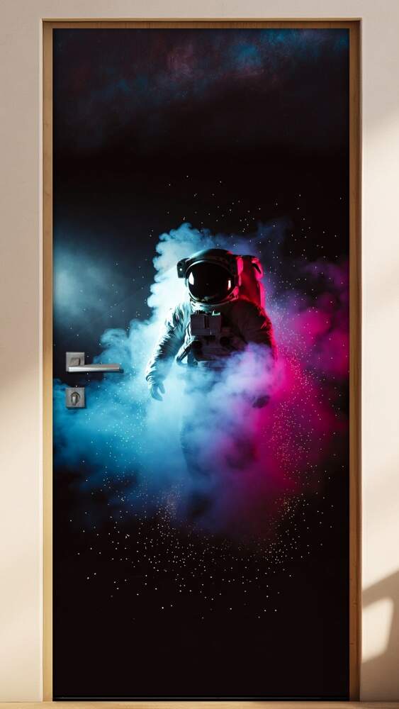 Adesivo de Porta Astronauta