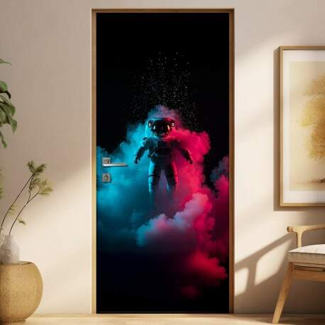 Adesivo de Porta Astronauta