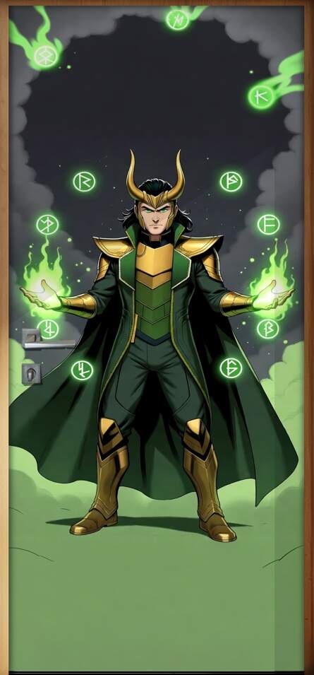 Adesivo de Porta Loki