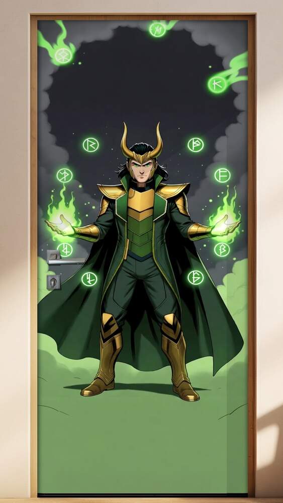 Adesivo de Porta Loki