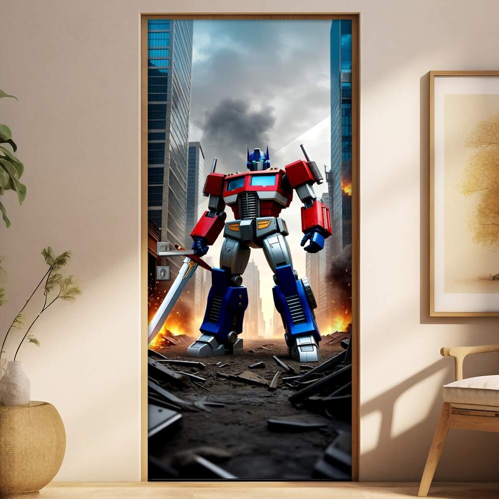 Adesivo de Porta Tranformers
