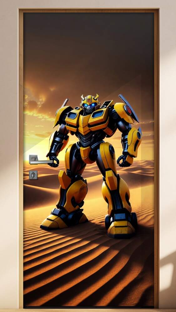 Adesivo de Porta Tranformers