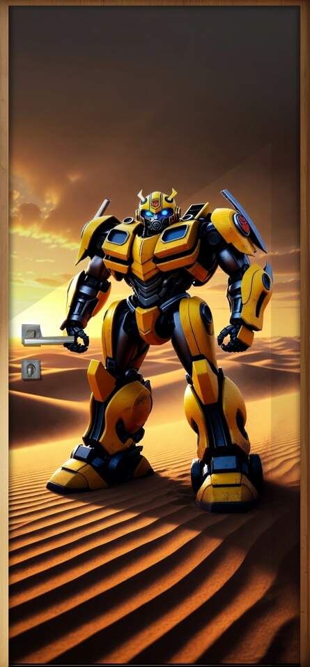 Adesivo de Porta Tranformers