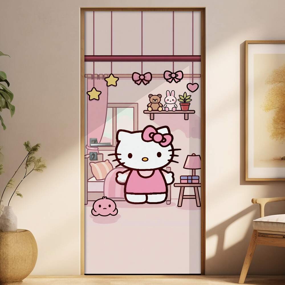 Adesivo de Porta Hello kitt