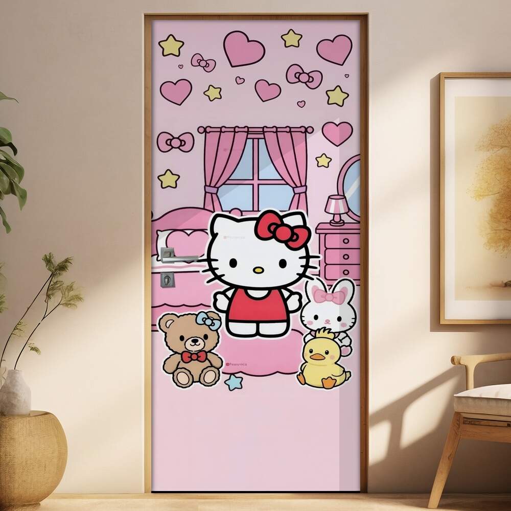 Adesivo de Porta Hello kitt
