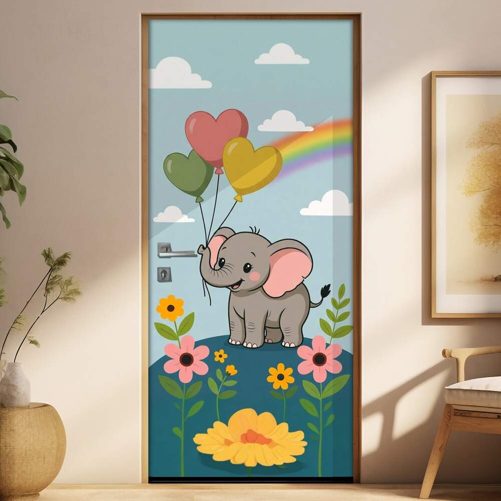 Adesivo de Porta Baby Elefante