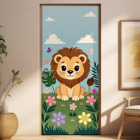 Adesivo de Porta Baby Leo