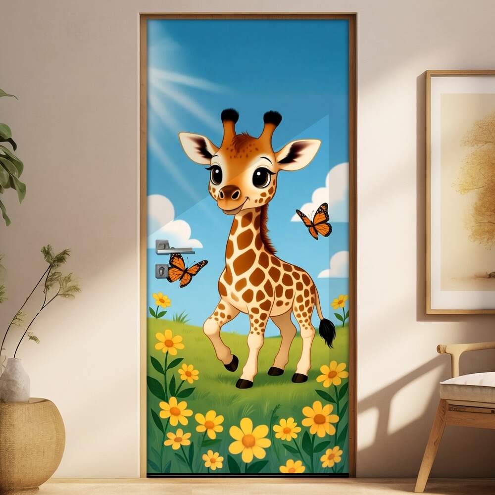 Adesivo de Porta Baby Girafa
